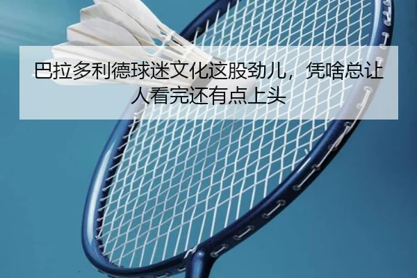 巴拉多利德球迷文化这股劲儿，凭啥总让人看完还有点上头（leyu）